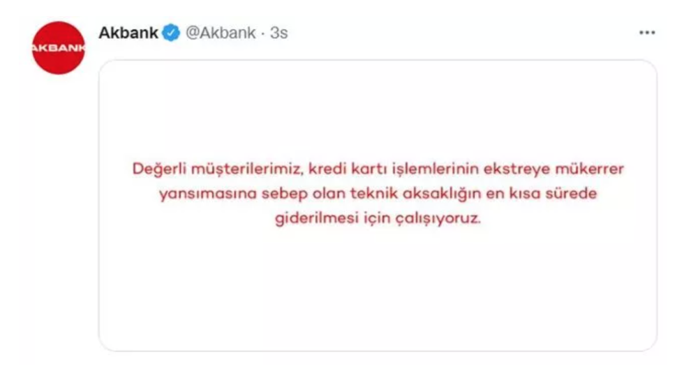 akbank tan sistem arizasi aciklamasi